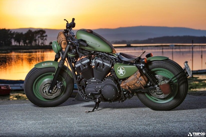 Harley Davidson Sportster Iron 883 Wallpaper