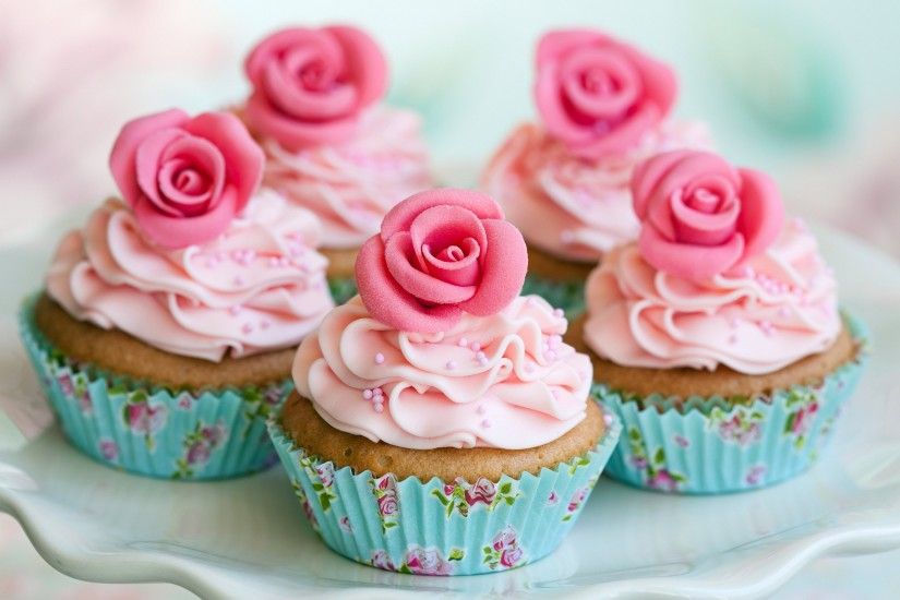 High Resolution Cute Yummy Cupcakes Wallpaper Full Size ... - HD Wallpapers