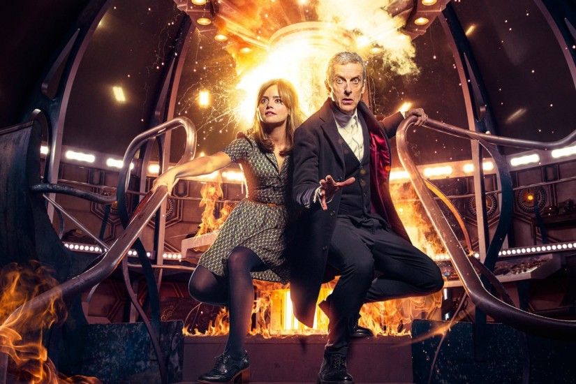 Preview wallpaper doctor who, peter capaldi, jenna coleman 3840x2160