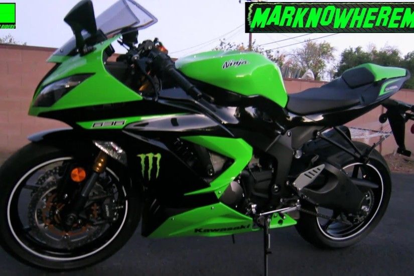 Incredibly fast motorcycle Kawasaki Ninja ZX-6R 636 Performance
