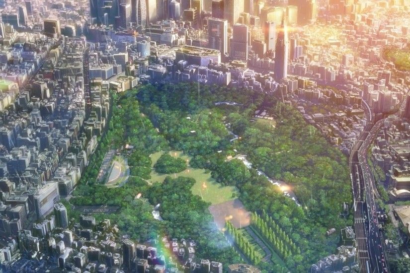 city, The Garden Of Words, Makoto Shinkai Wallpapers HD / Desktop and  Mobile Backgrounds