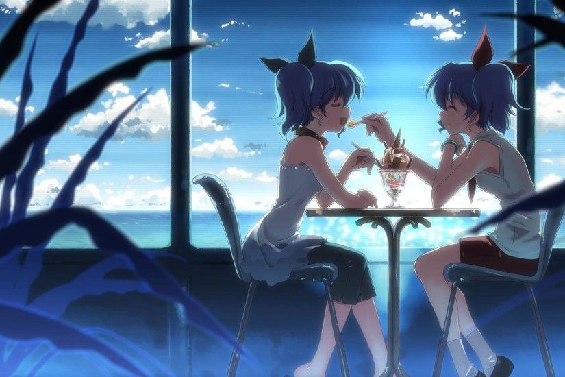 Romantic anime twins - Anime & Manga Wallpaper