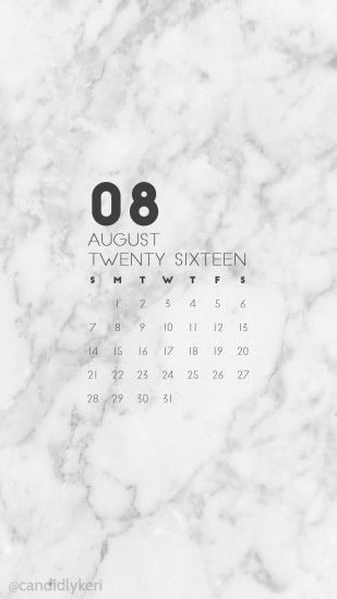 Modern Marble Organized background August calendar 2016 wallpaper you can  download for free on the blog