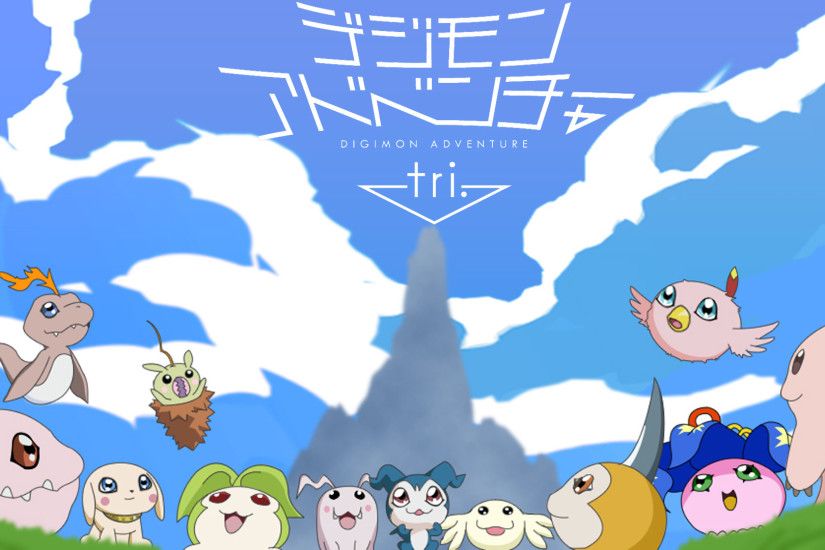 cute chibi Anime Digimon Adventure Tri Wallpaper HD 2015