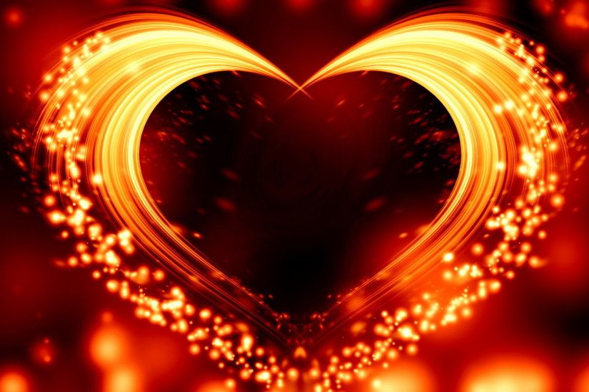 Heart in Love Wallpaper HD.