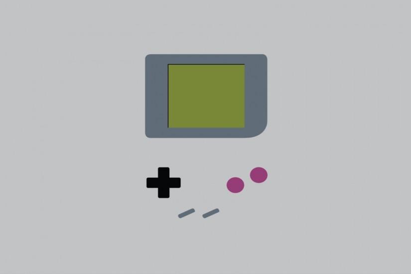 Game console Nintendo, gray background