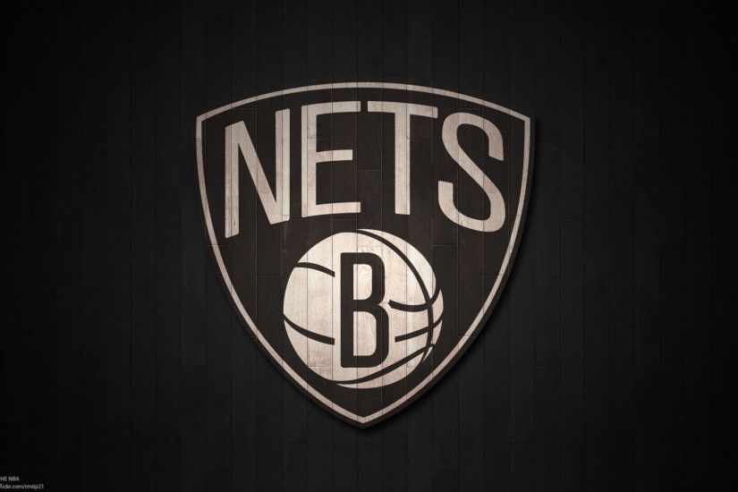 NBA 2017 Brooklyn Nets hardwood logo desktop wallpaper ...