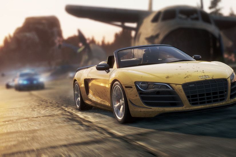 need for speed most wanted 2012 audi r8 gt spyder widescreen hd wallpaper