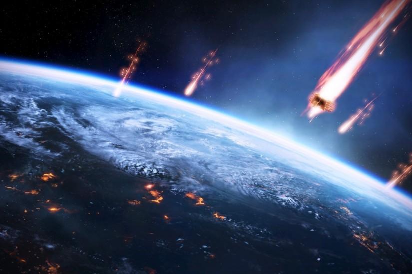Mass Effect, Space, Earth Wallpaper HD