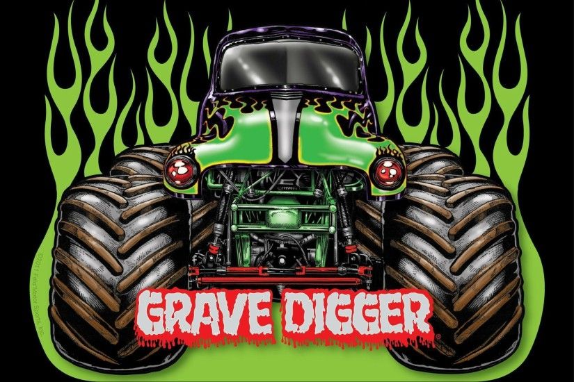 HD Grave Digger Monster Truck 4x4 Race Racing Js Free Wallpaper