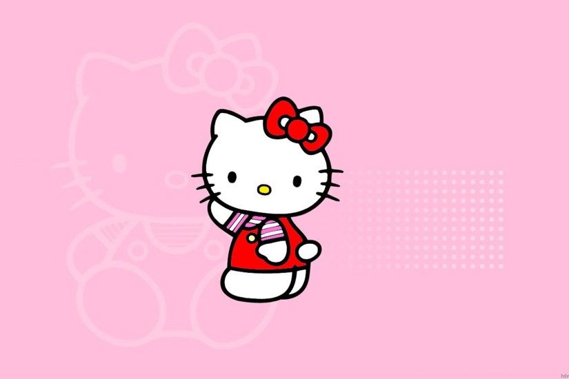 Background Hello Kitty Pink