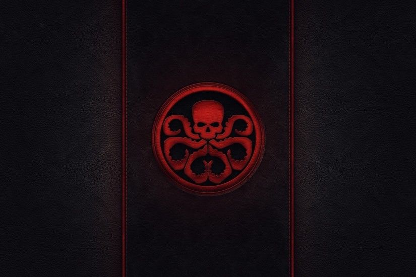 Preview wallpaper skull, captain america, style, minimalism, tentacles,  sign, hydra