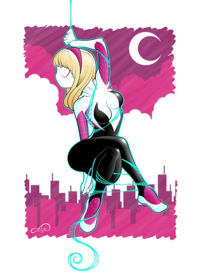 Spider-Gwen by MoraesFelipe.deviantart.com on @DeviantArt