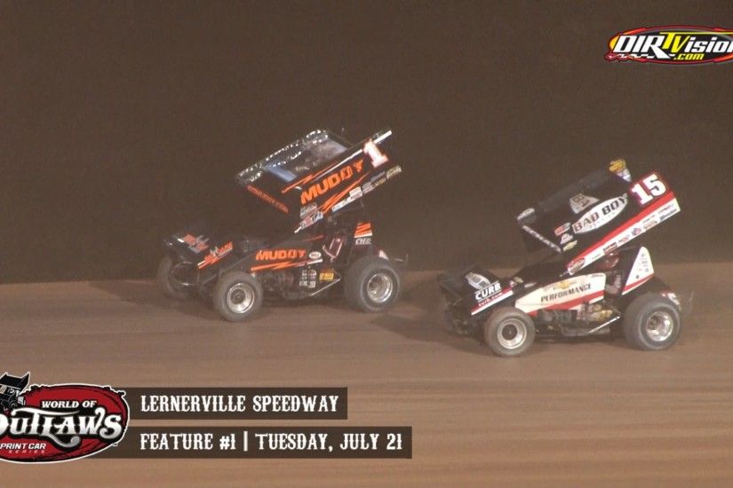 Highlights: World of Outlaws Sprint Cars Lernerville Speedway | Feature #1  | July 21st, 2015