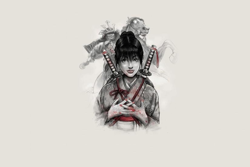 samurai wallpaper 1920x1080 smartphone