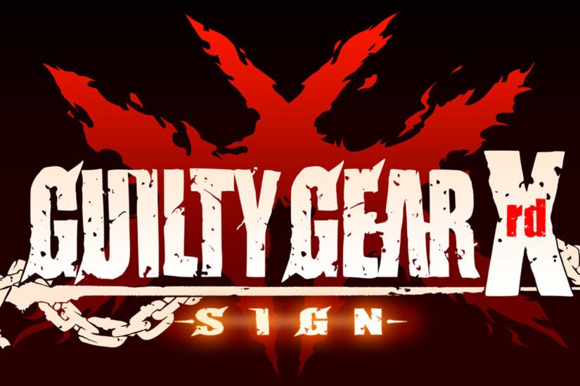 Guilty Gear Xrd -Sign- Official Logo Wallpaper Art