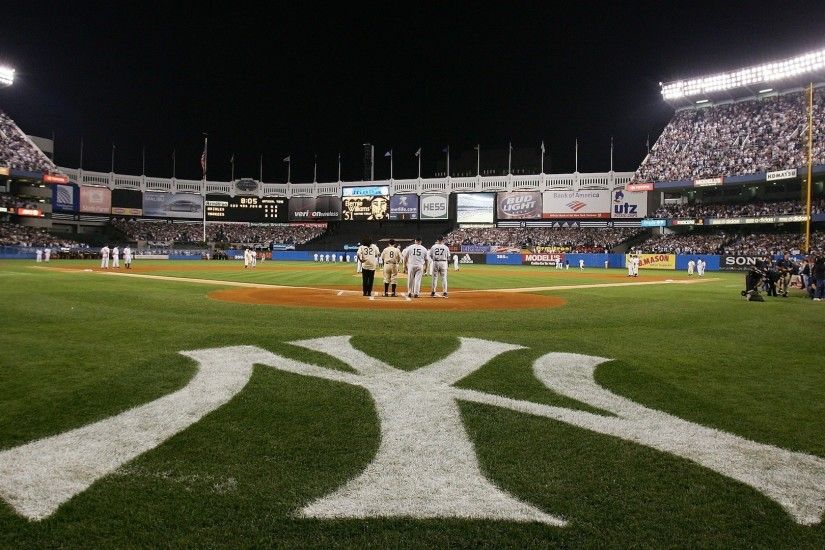 New York Yankees Logo Hd Wallpaper Of