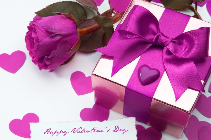 Purple Love Valentines 4K Wallpaper