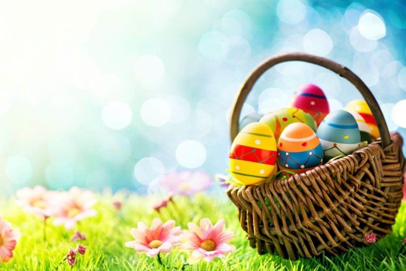 Basket Cute Easter Wallpaper