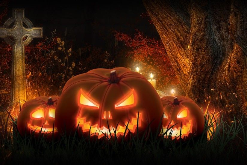 Scary Halloween Pumpkins - Other Wallpaper ID 1208351 - Desktop Nexus  Entertainment
