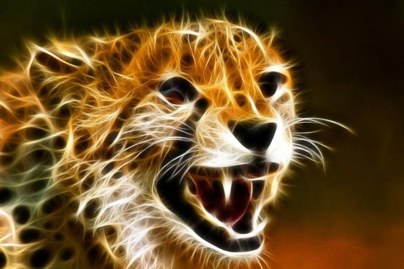 Wallpaper 1920x1080 Cheetah Tongue Eyes Predator Full