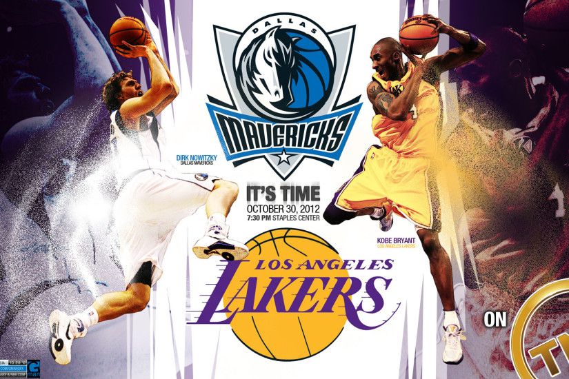 Lakers - Mavs 2012 NBA 1920x1080 Wallpaper