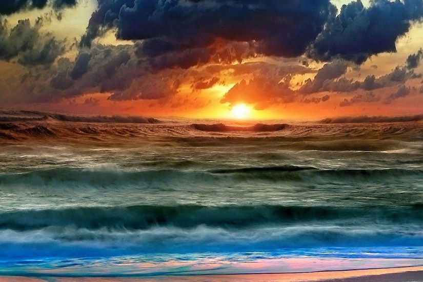 beautiful dream beach sunset hd backgrounds