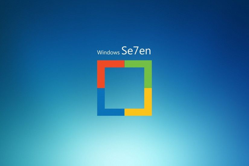 Preview wallpaper windows 7, logo, square, operating system 1920x1080