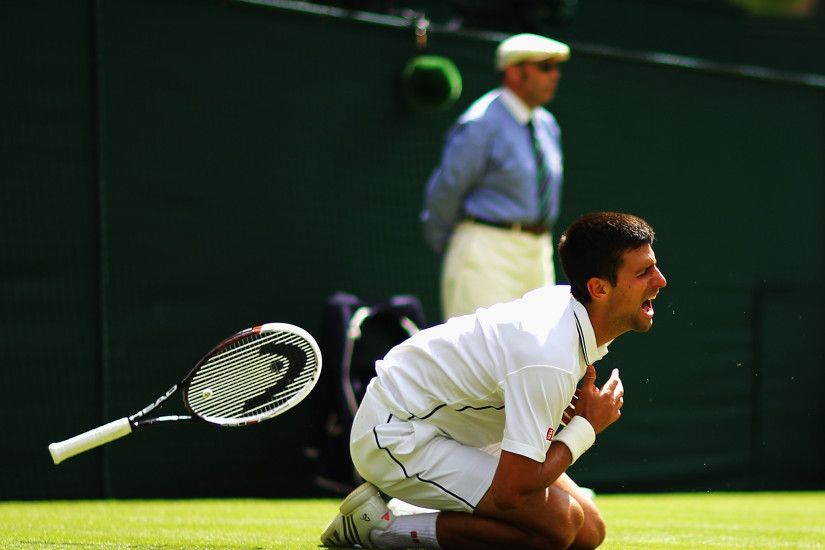 Wimbledon 2014: Novak Djokovic survives scare after Boris Becker roll  backfires | The Independent