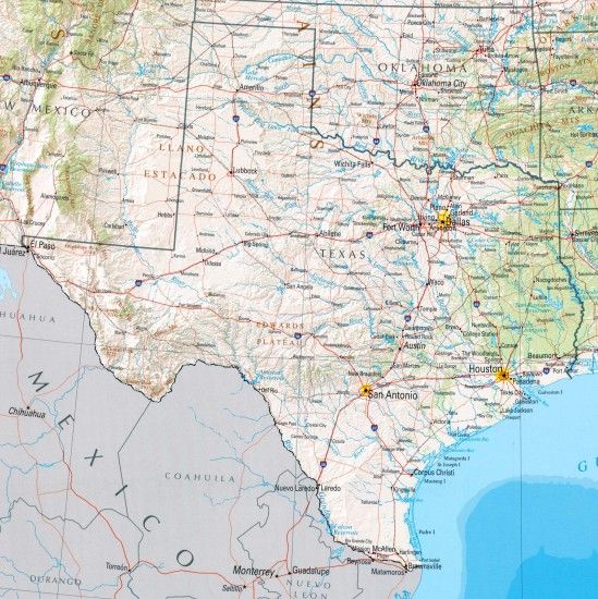 map u s geological survey 2001 838k university of texas map