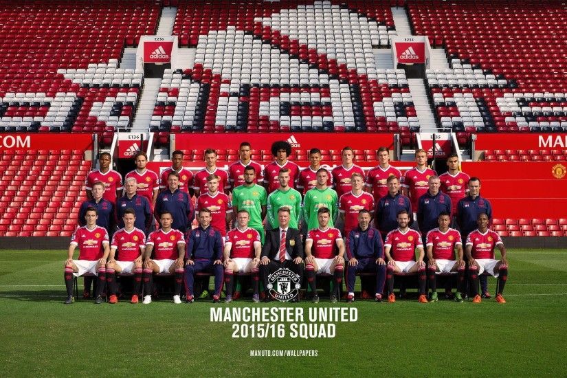 Manchester United 2015-16 Official Squad wallpapers
