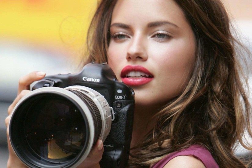 Adriana Lima Canon 1D Camera HD Wallpaper. Â« Â»