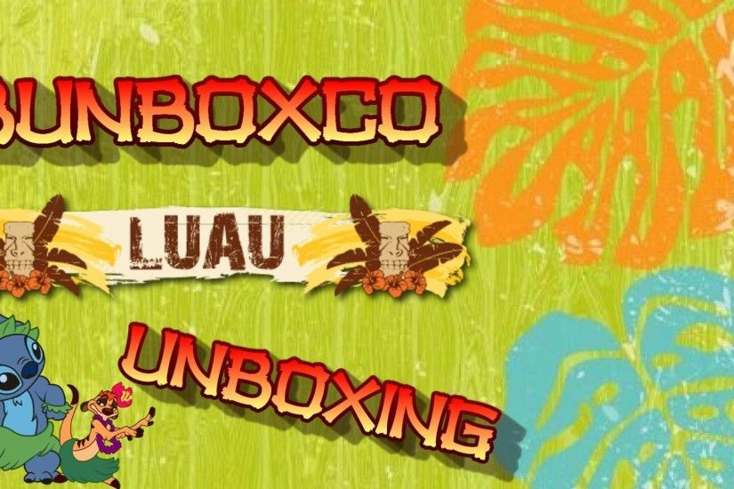 BunBoxco Luau Themed Unboxing! (Guinea Pig Subscription Box)