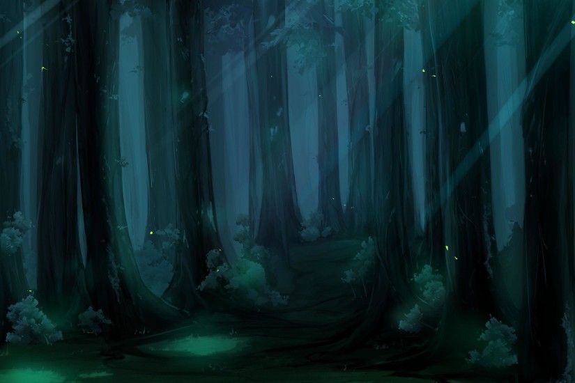 Wallpapers For > Anime Background Art Forest