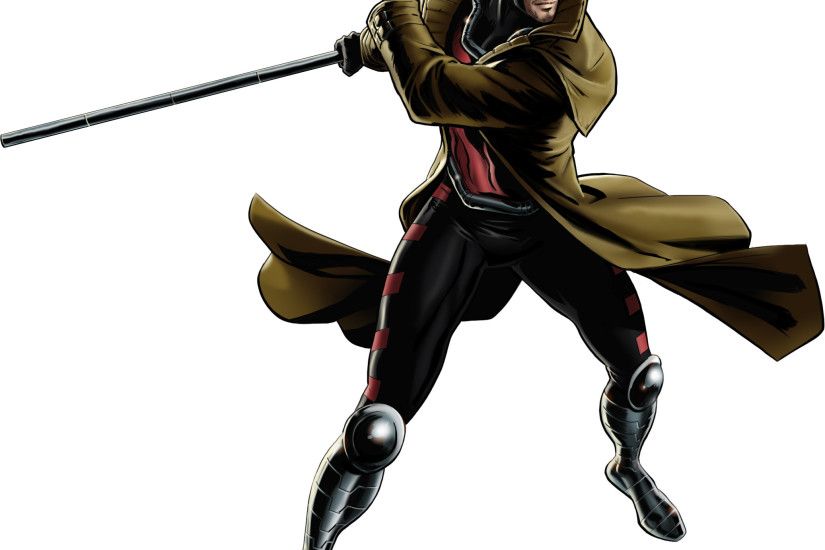 Gambit character model from Marvel: Avengers Alliance