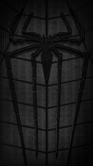 Download Black Spiderman Logo 1080 x 1920 Wallpapers - 4618205 - amazing  spiderman civil war | mobile9