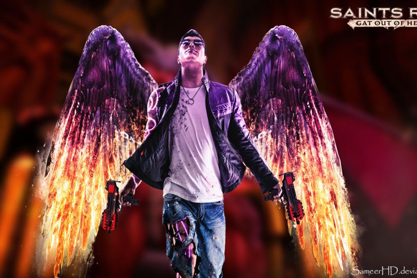 ... Saints Row: Gat Out Of Hell Johnny Gat Wallapaper by SameerHD