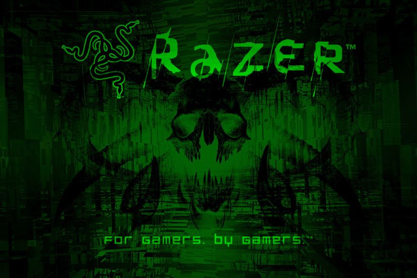 Razer Wallpaper (Photoshop).