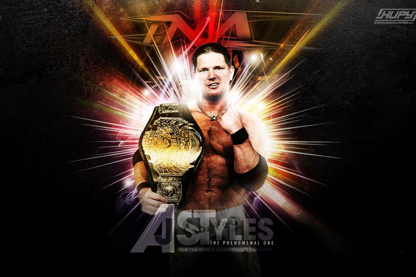 AJ Styles TNA World Heavyweight Champion wallpaper 1920Ã1200 ...