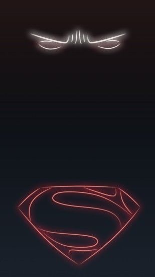 Neon light Superman. Tap to see more Superheroes Glow With Neon Light Apple  iPhone 6s