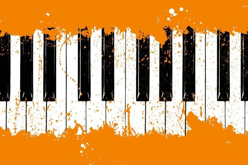 Piano keyboard wallpaper