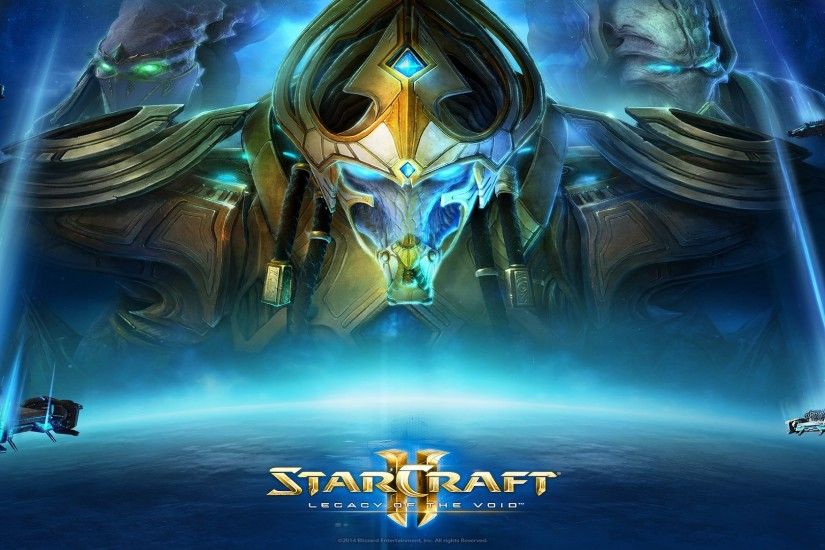 wallpaper legacy of the void protoss starcraft planet.
