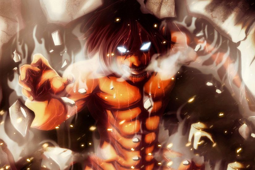 Anime Attack On Titan Titan Eren Yeager Wallpaper