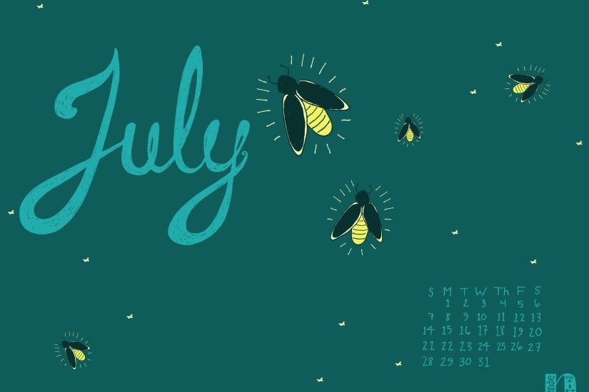 July fireflies wallpaper