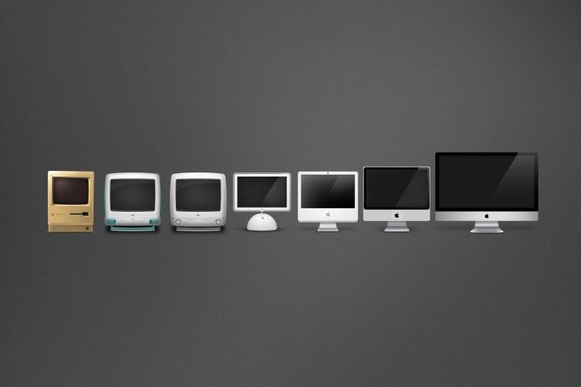 Apple Products Evolution Minimalist Desktop Wallpaper Uploaded by  DesktopWalls