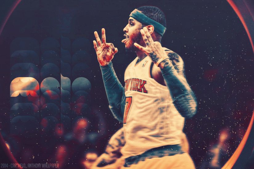 ... Carmelo Anthony Nyk Wallpaper - Version 2 by EsegaGraphic