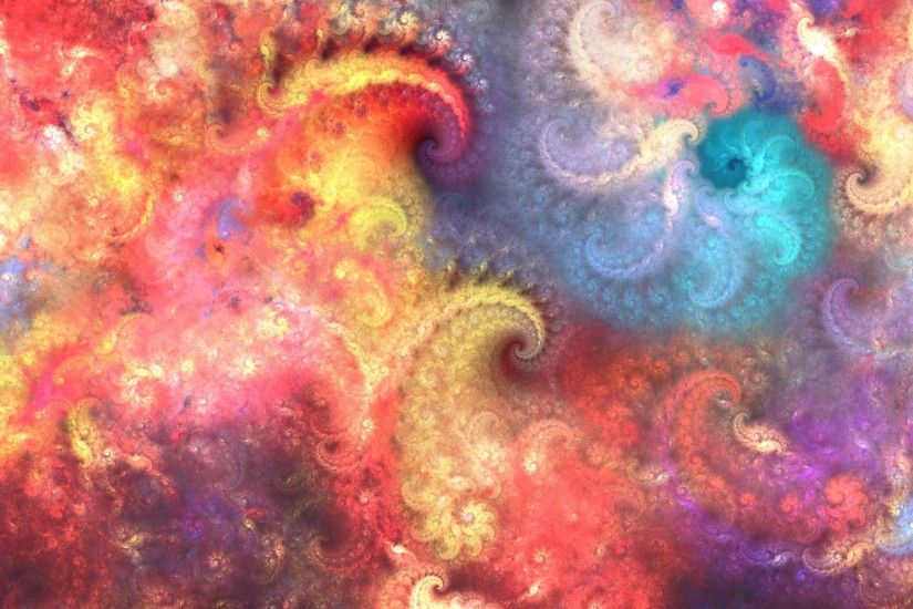 UltraHD wallpaper icon Colorful psychedelic fractal art wallpaper