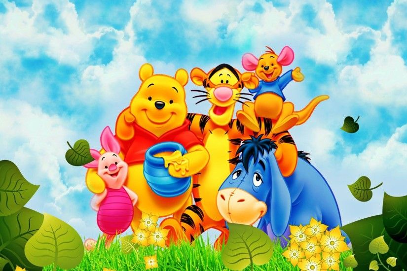Winnie the pooh and friends hd wallpaper
