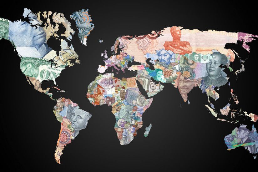 money, World, Map Wallpaper HD