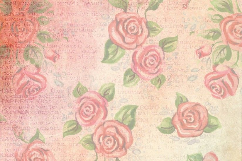 roses,vintage,wallpaper,background,paper,old,grunge,flowers,